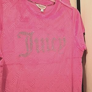 Juicy Couture lounging pants and top